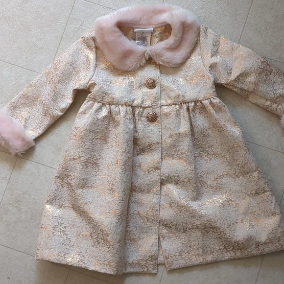 BlueBeri Gold | Jackets & Coats | Blueberi Gold 2t Coat Dress Was A 2 Piece  Can Only Find Pink Gold | Poshmark